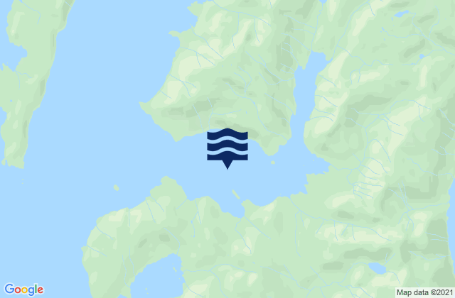 Mapa de mareas Keete Inlet, United States