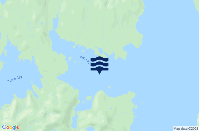 Mapa de mareas Kell Bay, United States