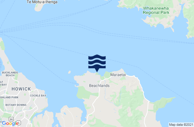 Mapa de mareas Kellys Beach, New Zealand