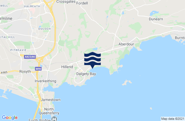 Mapa de mareas Kelty, United Kingdom