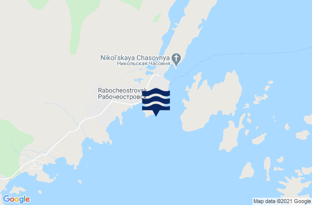 Mapa de mareas Kem Popov Island, Russia