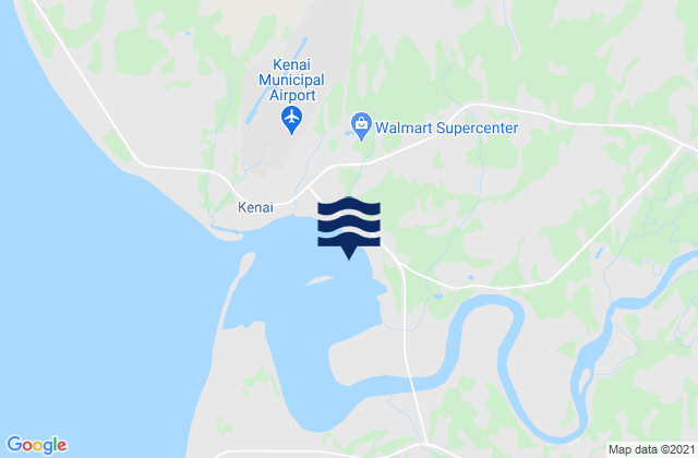 Mapa de mareas Kenai City Pier, United States
