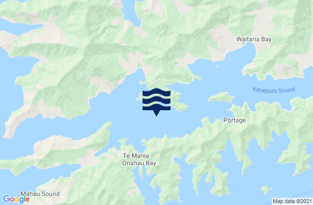 Mapa de mareas Kenepuru Sound, New Zealand