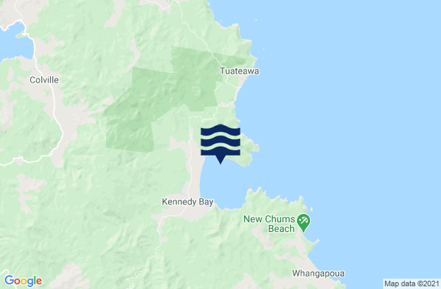 Mapa de mareas Kennedys Bay, New Zealand