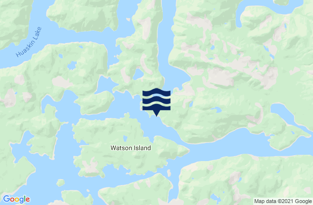 Mapa de mareas Kenneth Passage, Canada