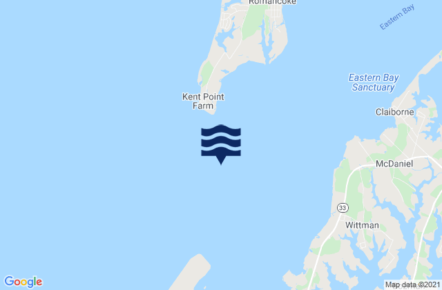 Mapa de mareas Kent Point 1.3 miles south of, United States