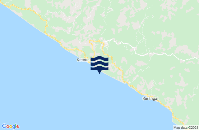 Mapa de mareas Ketahun, Indonesia