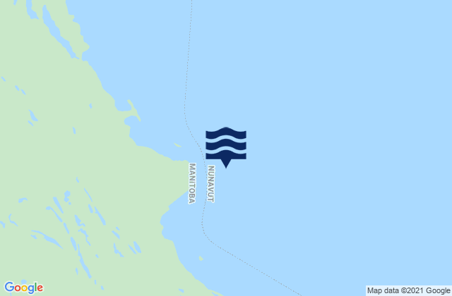 Mapa de mareas Keyask Island, Canada