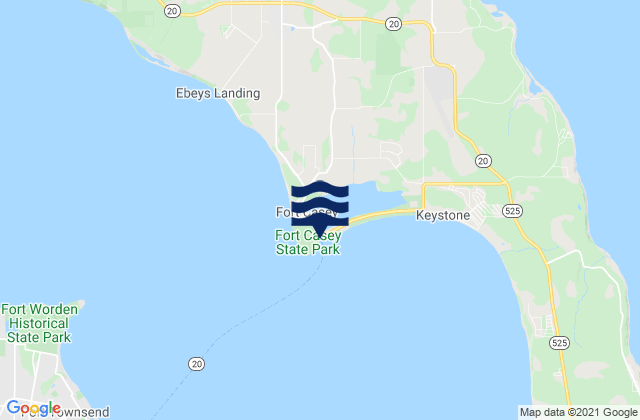 Mapa de mareas Keystone Harbor, United States