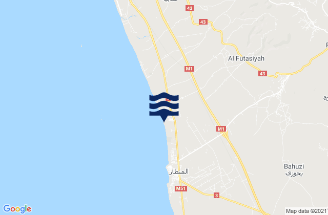 Mapa de mareas Khirbat al Ma‘azzah, Syria