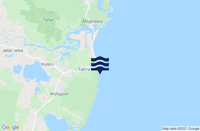 Mapa de mareas Kianinny Bay, Australia