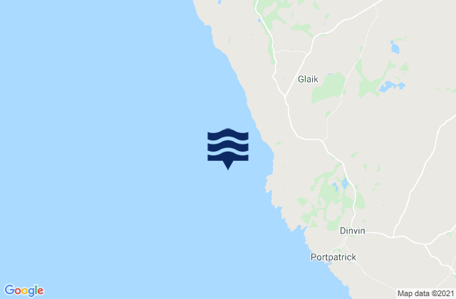 Mapa de mareas Killantringan Bay, United Kingdom