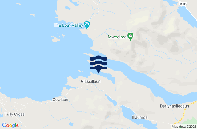 Mapa de mareas Killary Bay Little, Ireland