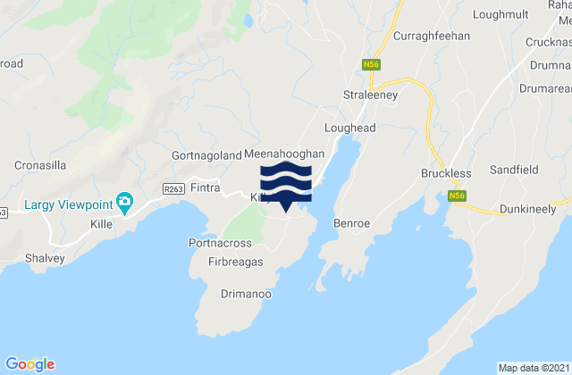 Mapa de mareas Killybegs, Ireland