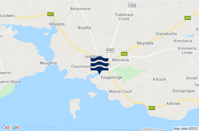 Mapa de mareas Kilrush, Ireland