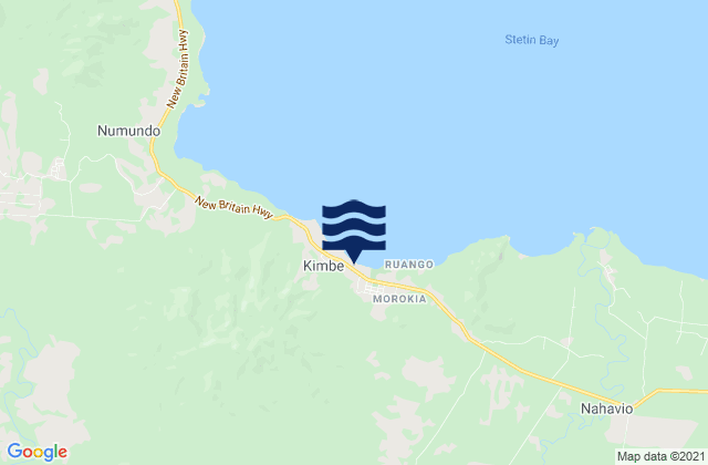 Mapa de mareas Kimbe, Papua New Guinea
