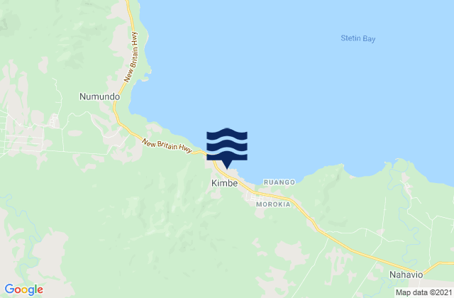Mapa de mareas Kimbe, Papua New Guinea