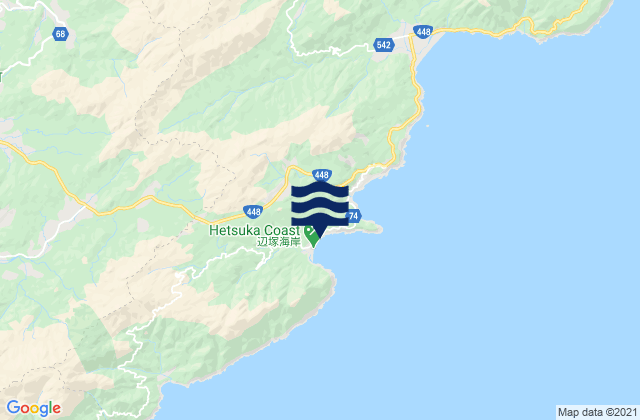 Mapa de mareas Kimotsuki Gun, Japan