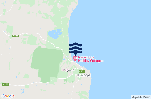 Mapa de mareas King Island - Narracoopa Beach, Australia
