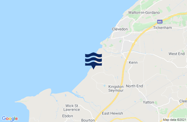 Mapa de mareas Kingston Seymour, United Kingdom