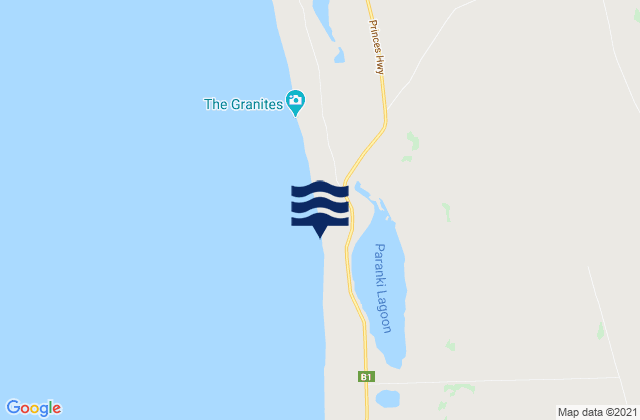 Mapa de mareas Kingston, Australia