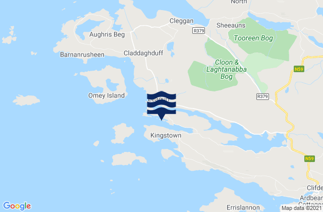 Mapa de mareas Kingstown Bay, Ireland
