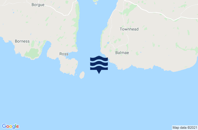 Mapa de mareas Kirkcudbright Bay, United Kingdom