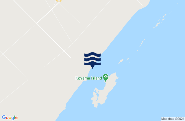 Mapa de mareas Kismaayo, Somalia