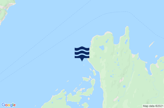 Mapa de mareas Kizhuyak Point, United States
