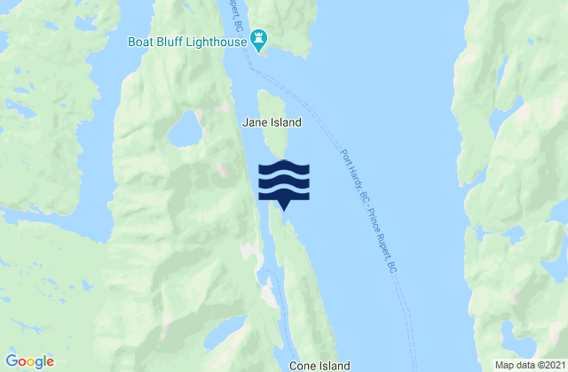 Mapa de mareas Klemtu, Canada