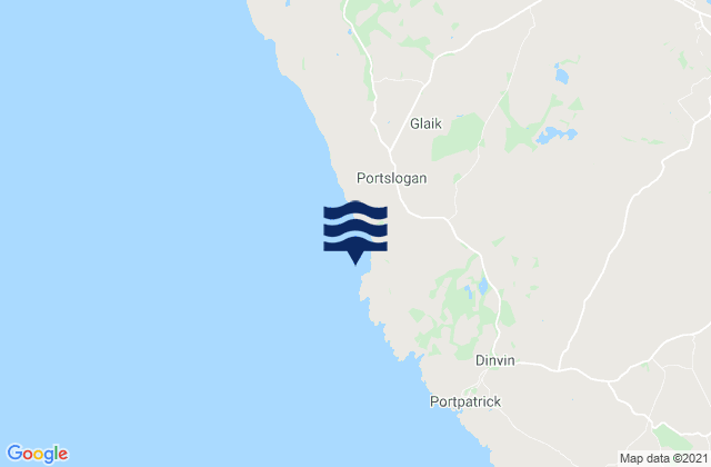 Mapa de mareas Knock Bay, United Kingdom
