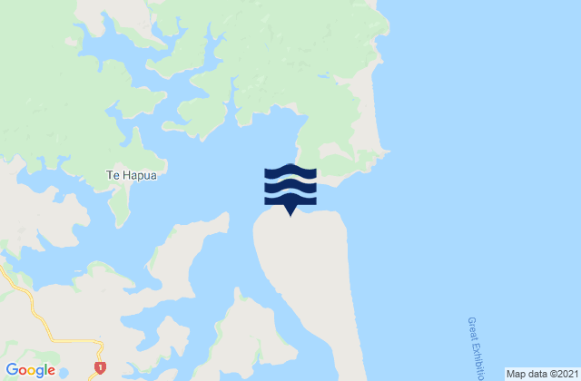 Mapa de mareas Kokota (The Sandspit), New Zealand