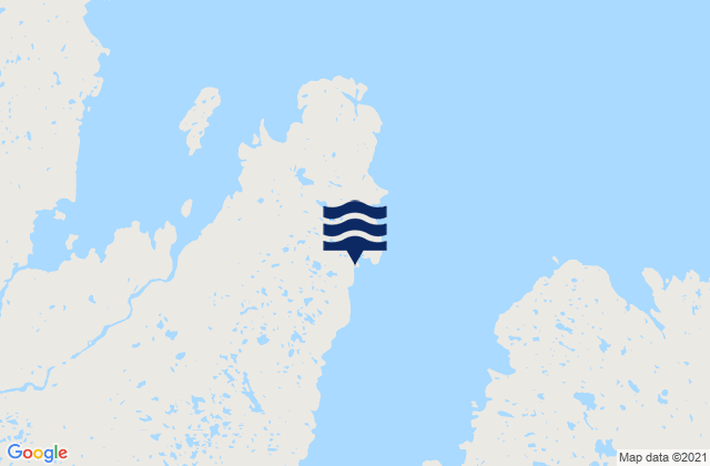 Mapa de mareas Koksoak River (West Entrance), Canada