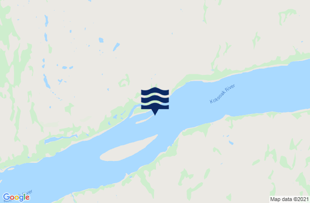 Mapa de mareas Koksoak River entrance, Canada