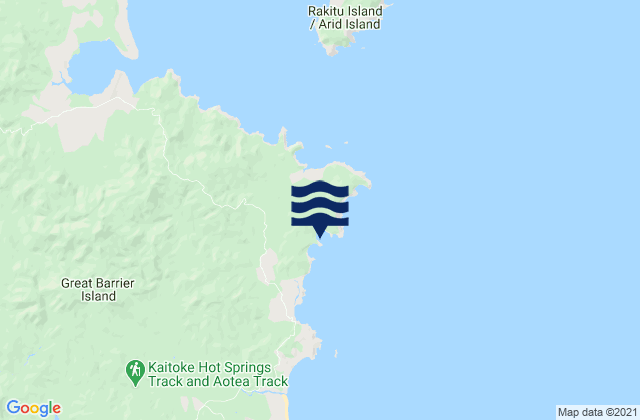 Mapa de mareas Korotiti Bay, New Zealand