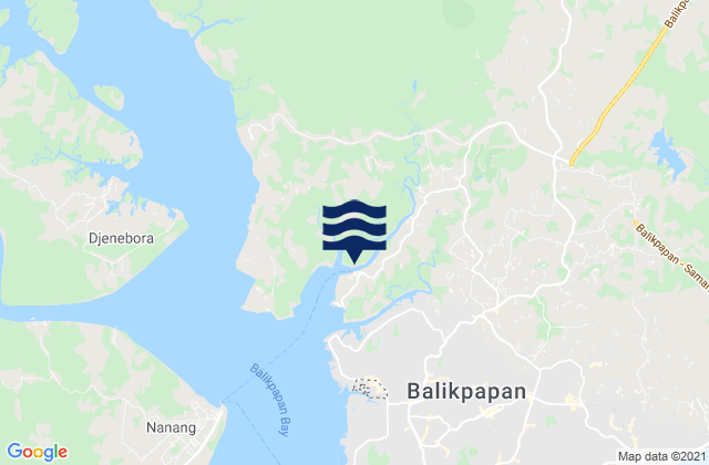 Mapa de mareas Kota Balikpapan, Indonesia