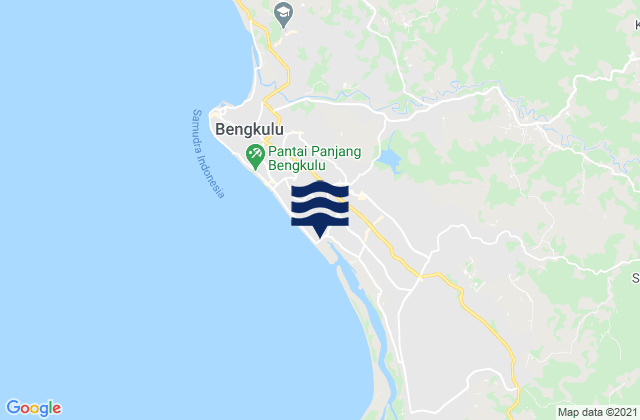 Mapa de mareas Kota Bengkulu, Indonesia