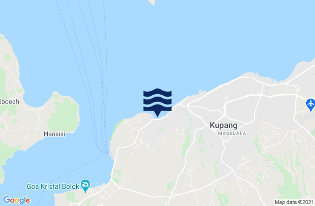 Mapa de mareas Kota Kupang, Indonesia