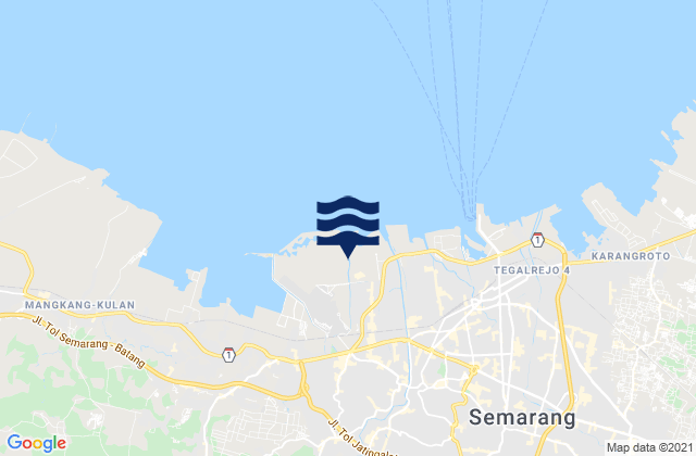 Mapa de mareas Kota Semarang, Indonesia
