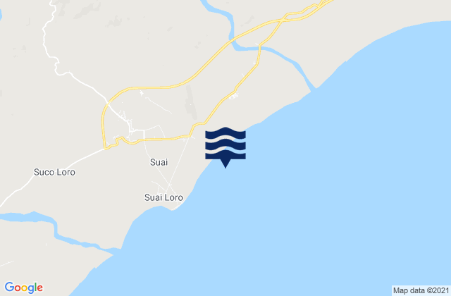 Mapa de mareas Kovalima, Timor Leste