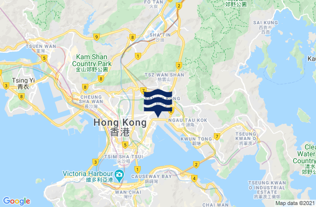 Mapa de mareas Kowloon City, Hong Kong