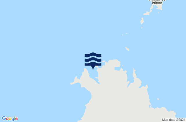 Mapa de mareas Krait Bay, Australia