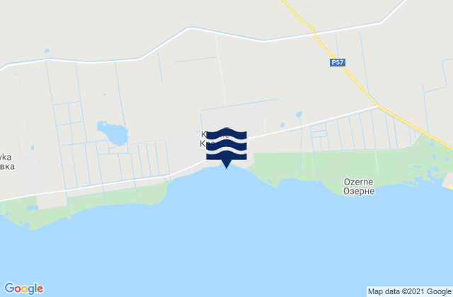Mapa de mareas Krasne, Ukraine