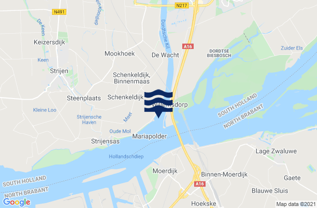 Mapa de mareas Krimpen aan de IJssel, Netherlands