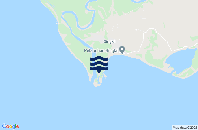 Mapa de mareas Kuala Baru, Indonesia