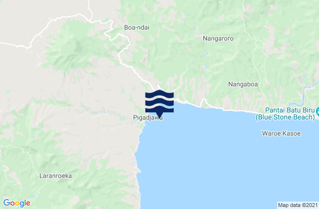 Mapa de mareas Kuekobo, Indonesia