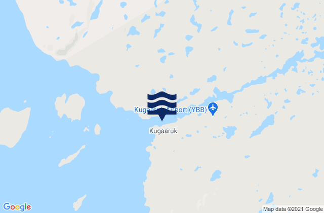 Mapa de mareas Kugaaruk, Canada