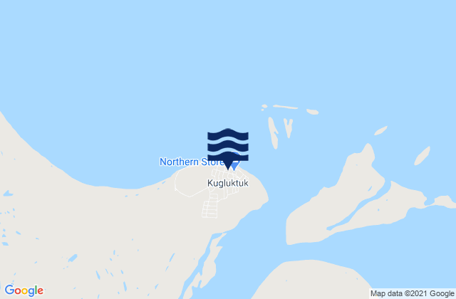 Mapa de mareas Kugluktuk, Canada