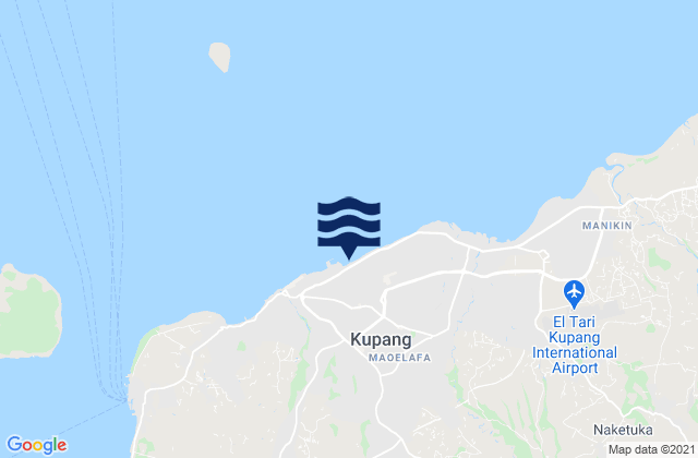 Mapa de mareas Kupang, Indonesia