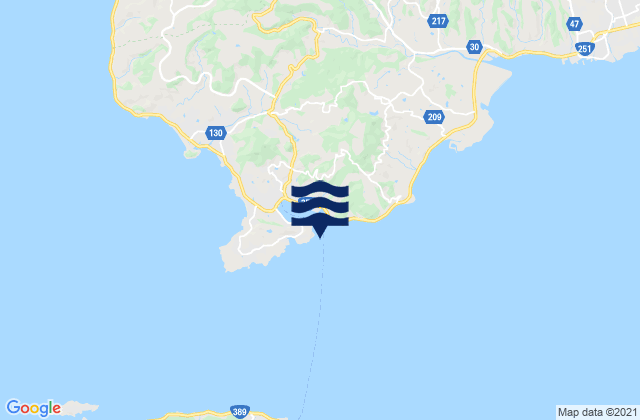 Mapa de mareas Kutinotu, Japan